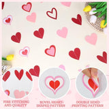 8Pcs Heart Garland Red & Pink, Valentines Day Decorations, Valentine'S Day Garlands Valentines Hanging Heart Garland Decorations For Wedding, Engagement, And Home Decor Happy Valentines Day Decoration
