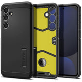 Spigen Tough Armor Designed for Galaxy S24 FE Case (2024) [Kickstand] - Black