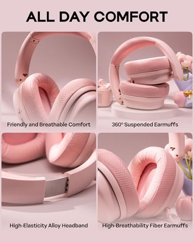 X Aula G7 Pro Wireless Gaming Headset, Dual Mode BT5.3 & 2.4GHz, 7.1 Surround Sound, 80+ Hour Battery, RGB Light, with Noise Canceling Mic for PS5,