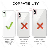 Case For Iphone Xr 6.1-Inch, Non-Yellowing, Drop Protection, Anti-Scratch Transparent Hard Back Phone Cover - Crystal Clear