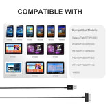 Charging Power Supply For Samsung Tablet Sgh-I497, Gt-P5113, Gt-P7510, Ce0168, 6.6 Ft 30 Pin Charging Cord Cable