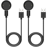 2 Pack for Amazfit Bip 6/Active 2/Active 2 Square Charger, Charging Dock&Cable Compatible with Amazfit Bip 6 Smart Watch Charger Cable