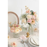 Artificial Flowers Combo For Diy Centerpieces Arrangements Wedding Bouquets Centerpieces Arrangements Party Baby Shower Home Decorations (Nude Champagne)