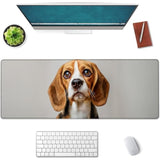 Beagle Large Mouse Pad, Gaming Mouse Pad, Non-Slip Rubber Base, Office Accessories, Desk Mat, Dog Mousepads For School, Work, Home Decor Gifts 31.5" X 11.8"