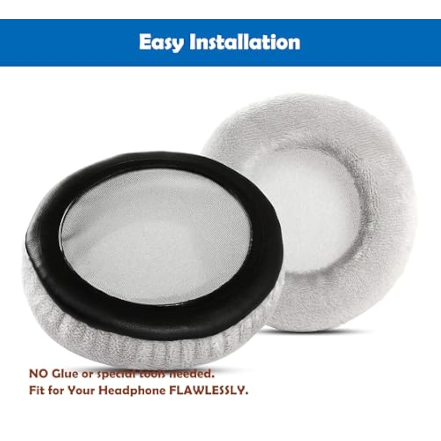 Dt990 Dt770 Ear Pads Cushion – Replacement Compatible With Beyerdynamic Dt990/ Dt770 Pro Headphones,Ear Pads With Comfortable Fabric And Memory Foam