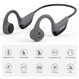 Bone Conduction Headphones, Wireless Bluetooth Bone Conducting Earbuds, Open E