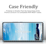 [2 Pack] Screen Protector For Samsung Galaxy A53 5G Tempered Glass, Fingerprint Unlock Compatible, Anti Scratch, Bubble Free, Easy Installation