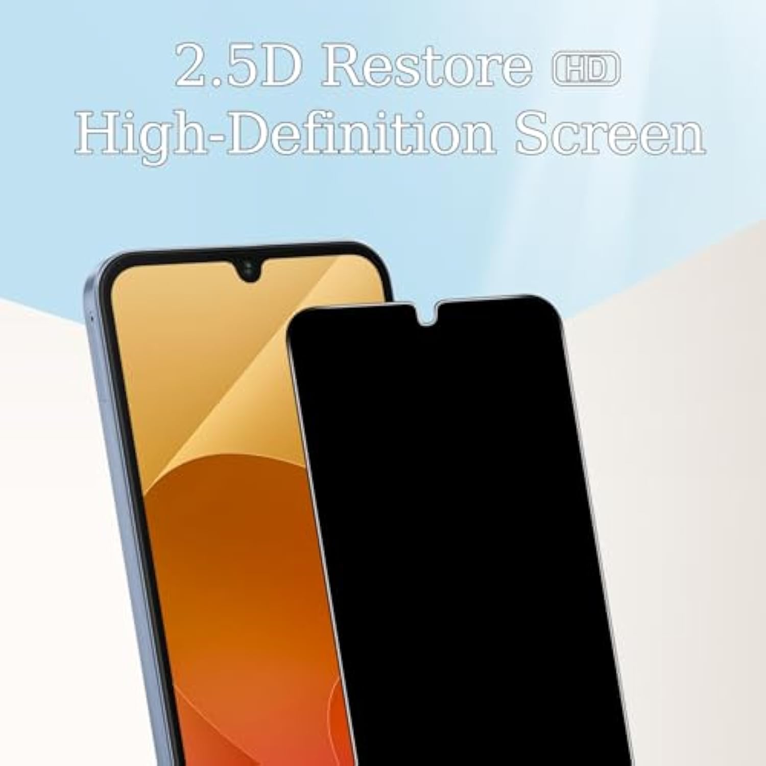 [3 Pack] Privacy Screen Protector For Samsung Galaxy A16 5G, Anti-Spy Tempered Glass, Anti-Scratch, Bubble Free, 9H Hardness, Ultra Resistant, Case Friendly, Easy To Install