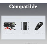 Car Charger For Noco Boost Gb40, Gb70, Gbx45 Car Jump Starter & Cordless Car Vacuum, Tire Inflator - Dual Port, 12V Car Cigarette Lighter Fast Charging Adapter