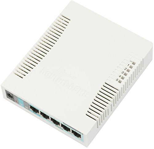 Rb260Gs (Css106-5G-1S) Small Soho Switch 5X Gigabit Ethernet, One Sfp Cage Powered By An Atheros Switch Chip, Plastic Case, Swos (Original Version)