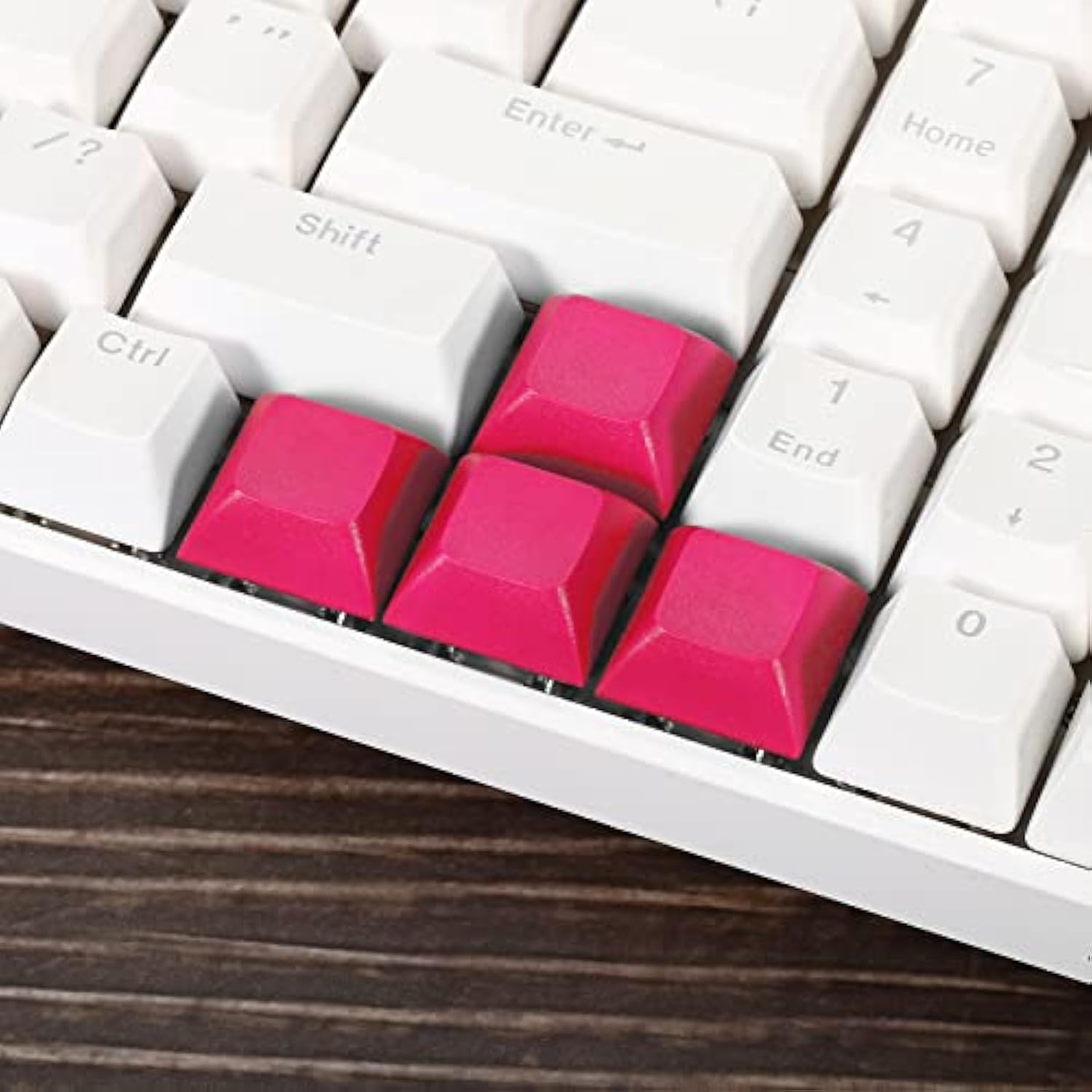 1U Blank Keycaps, 5 Pack Universal Pbt Keyboard Replacement Accessories For Mx