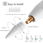 Replacement Pencil Tips For Apple Pencil, Multiple Durable Ipencil Tip Nibs Accessories For Ipad Pro/Apple Pencil Pro/Usb-C/ 1St Gen/ 2Nd Generation (6 Pcs)