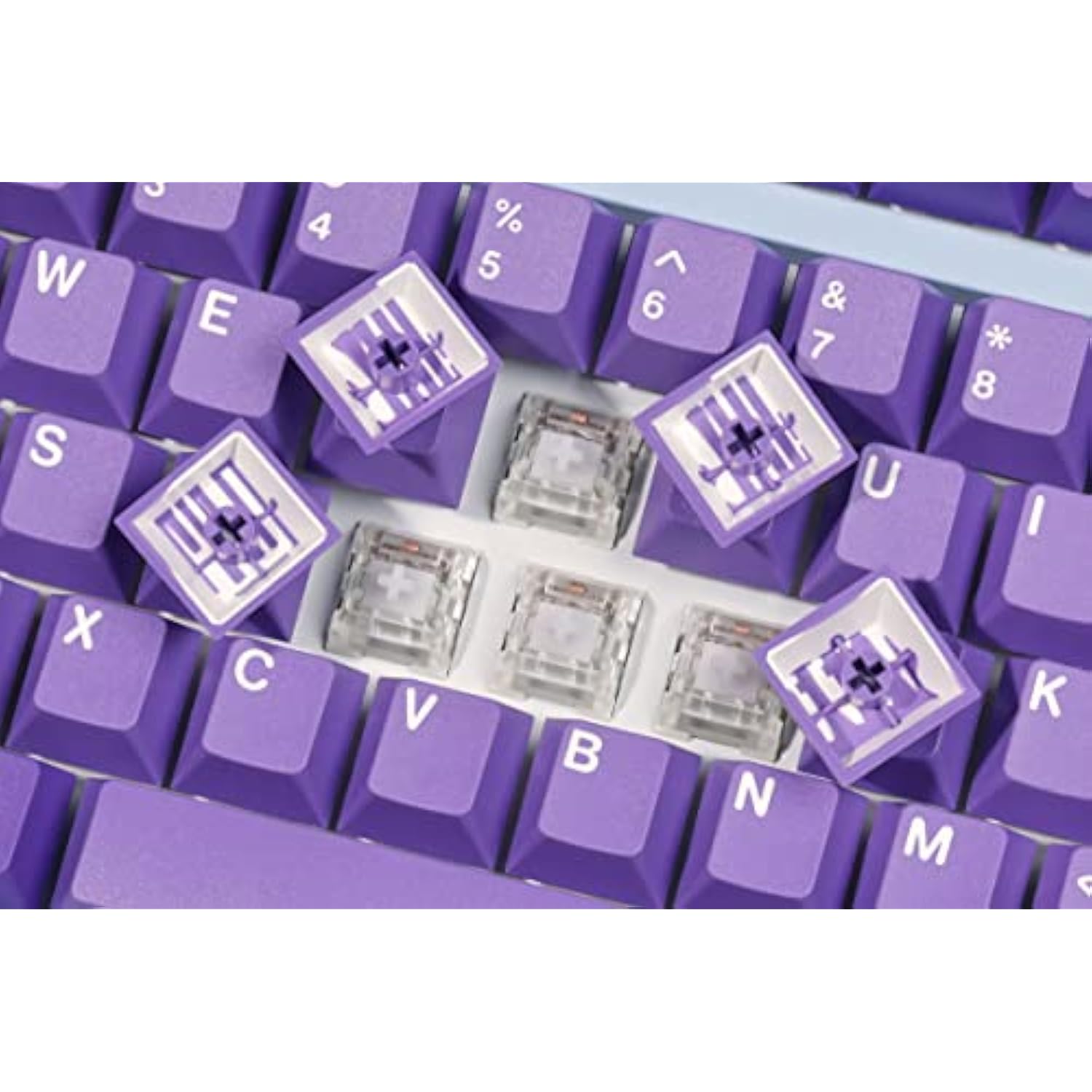 DROP + MiTo GMK Serenity Custom Keycap Set, Doubleshot ABS Cherry Profile, Com