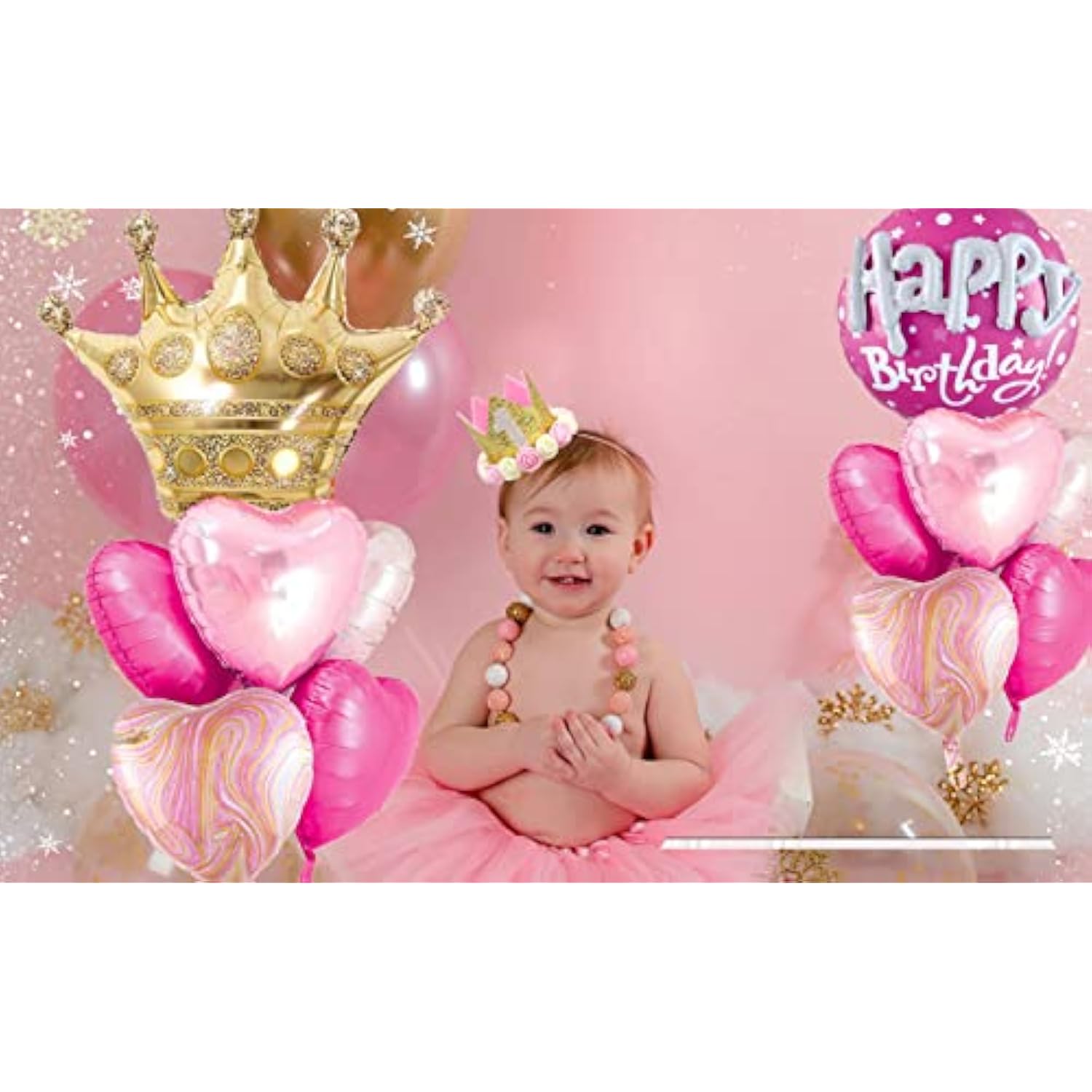 6pcs 36" Hot Pink Foil Balloons – bies Princess Birthday Party Decor