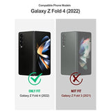 Samsung Galaxy Z Fold 4 Ultra-Thin Hybrid Shockproof Protective Rugged Clear Cover