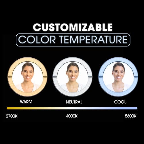 Sunrise ECO Plus Pro Kit - Portable & Foldable LED Ring Light: Selfie Light & Content Creator Kit