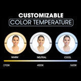 Sunrise ECO Plus Pro Kit - Portable & Foldable LED Ring Light: Selfie Light & Content Creator Kit