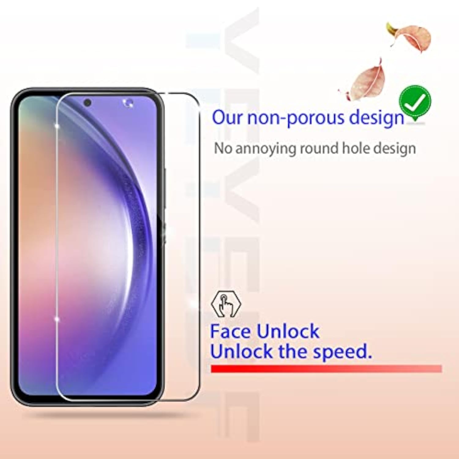 Galaxy A54 5G Screen Protector, [2 Pack] Hd-Clear Tempered Glass Screen Protector [3D Touch][Bubble-Free][Anti-Scratch][Case-Friendly] Screen Protector Glass For Samsung Galaxy A54