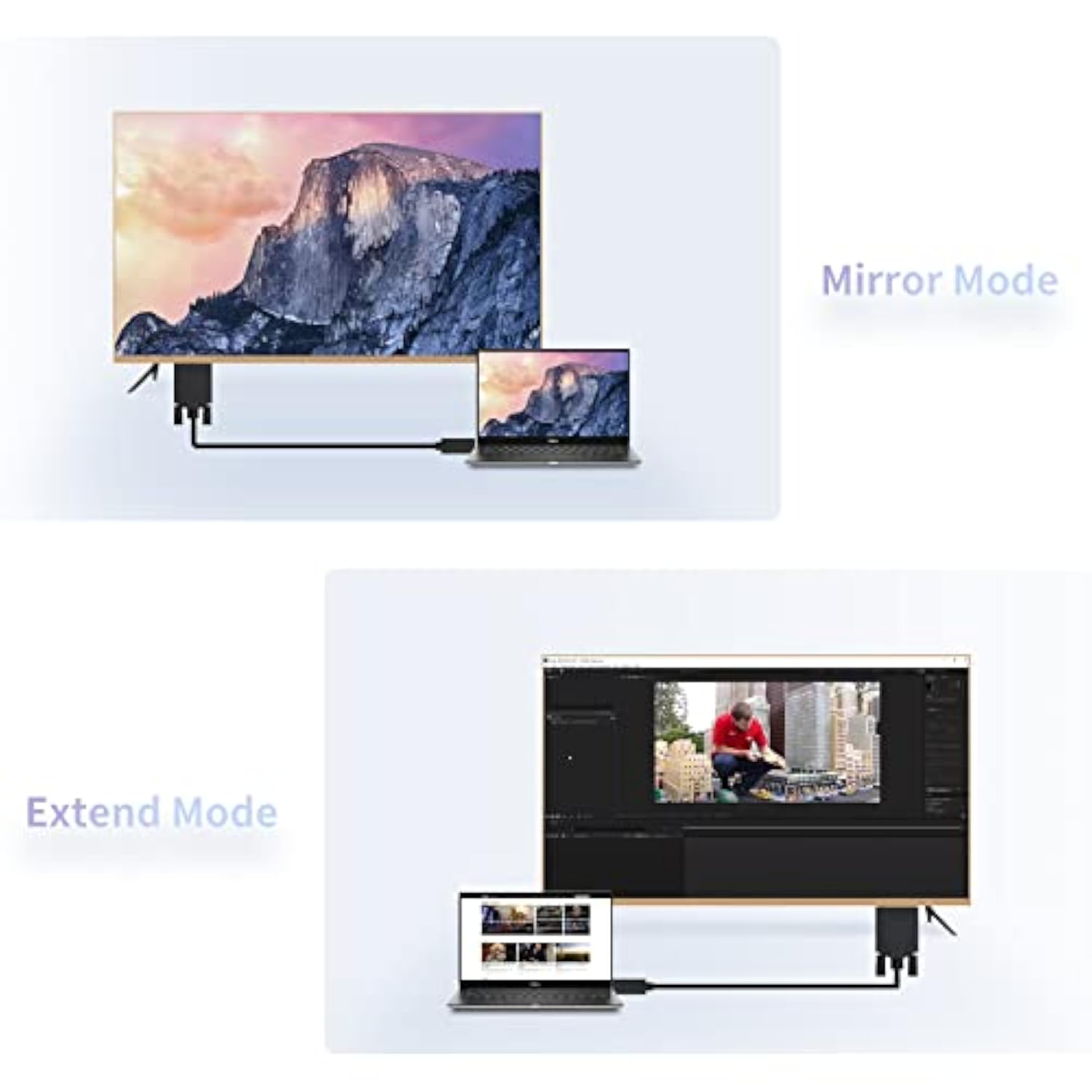 Usb C To Dvi Cable 3Ft, Usb C To Dvi Adapter, Usb Type C/Thunderbolt 3 To Dvi