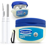 Case For Airpods Pro 2Nd Generation Case Cover With Cleaner Kit,Cute Cartoon Kawaii Funny Airpods Pro 2 Case 2022 Silicone Protective Cover For Apple Airpods Pro 2 With Keychain For Women Boys-Vaselin