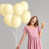 105pcs Pastel Yellow Balloon Garland Kit Macaron Balloons for Baby Shower and Party Decor