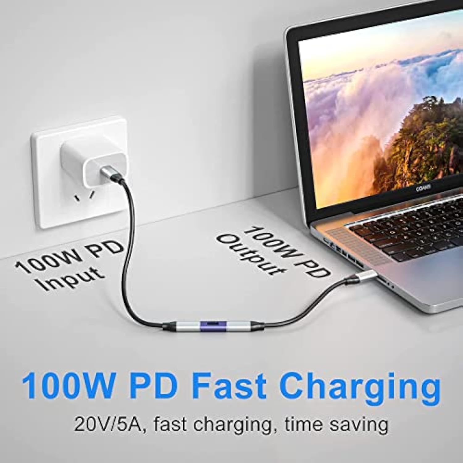 Usb C Coupler Adapter 40Gbps [2 Pack] Usb C Type C Angled Usb-C Female To Fema