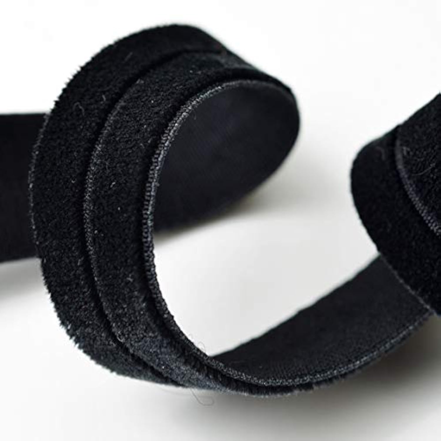4-Yards 15Mm Fold Over Velvet Elastic Stretch Ribbon Trim, Stretch Ela