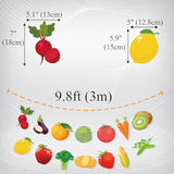 Fruit & Vegetable Banner Farmers Market Garland Summer Fruit Garden Party Decor