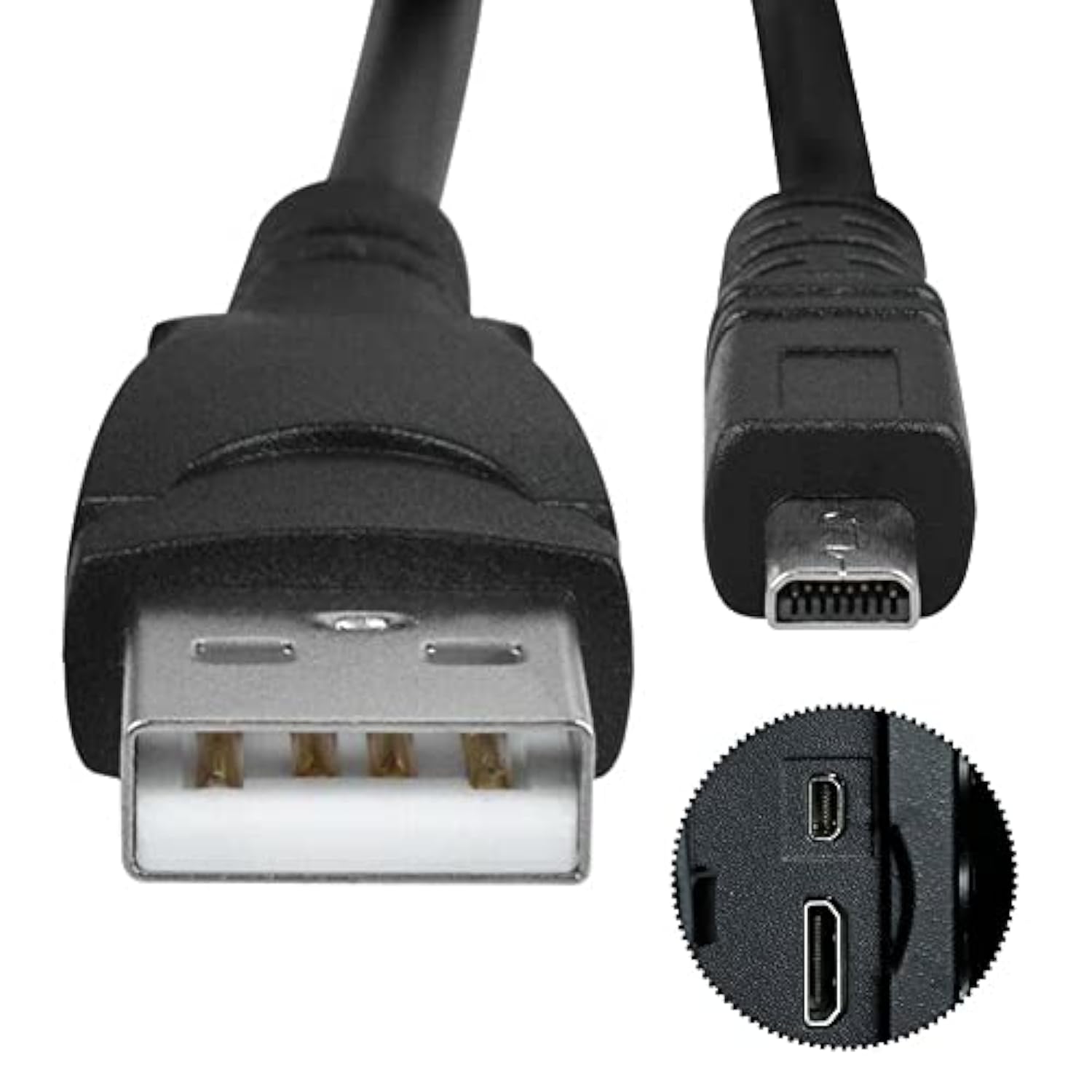 Uc-E16 Usb Cable For Nikon Coolpix B500, A300, A10, A100, L29, L31, L32