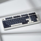 4Pcs Keycaps, White Topographic Keycaps Pbt Keycap Cherry Profile Dye-Sublimation Space Bar 6.25U Esc Enter Custom Keycap Set For Mechanical Keyboard Caps Desktop Computer Keyboards