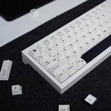 Black White Keycaps 133 Keys Cherry Profile Keycap Dye-Sub Suitable For 60/64/