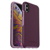OtterBox SYMMETRY SERIES Case for iPhone Xs Max - Retail Packaging - TONIC VIOLET (WINTER BLOOM/LAVENDER MIST)