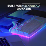 Mix 1.8M Coiled Keyboard Cable, Usb C To Usb A Tpu Cable For Mechanical Gaming