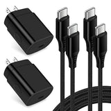 25W Super Fast Charger Box Type C Fast Charging For Samsung Galaxy A16 A56 A54 5G A15 S25 Ultra S24 Fe A35 A14 Z Fold 6/Flip 6 S23 S22,Usb C Charger Block+6Ft Usb C To C Cable For Google Pixel 9 8 Pro