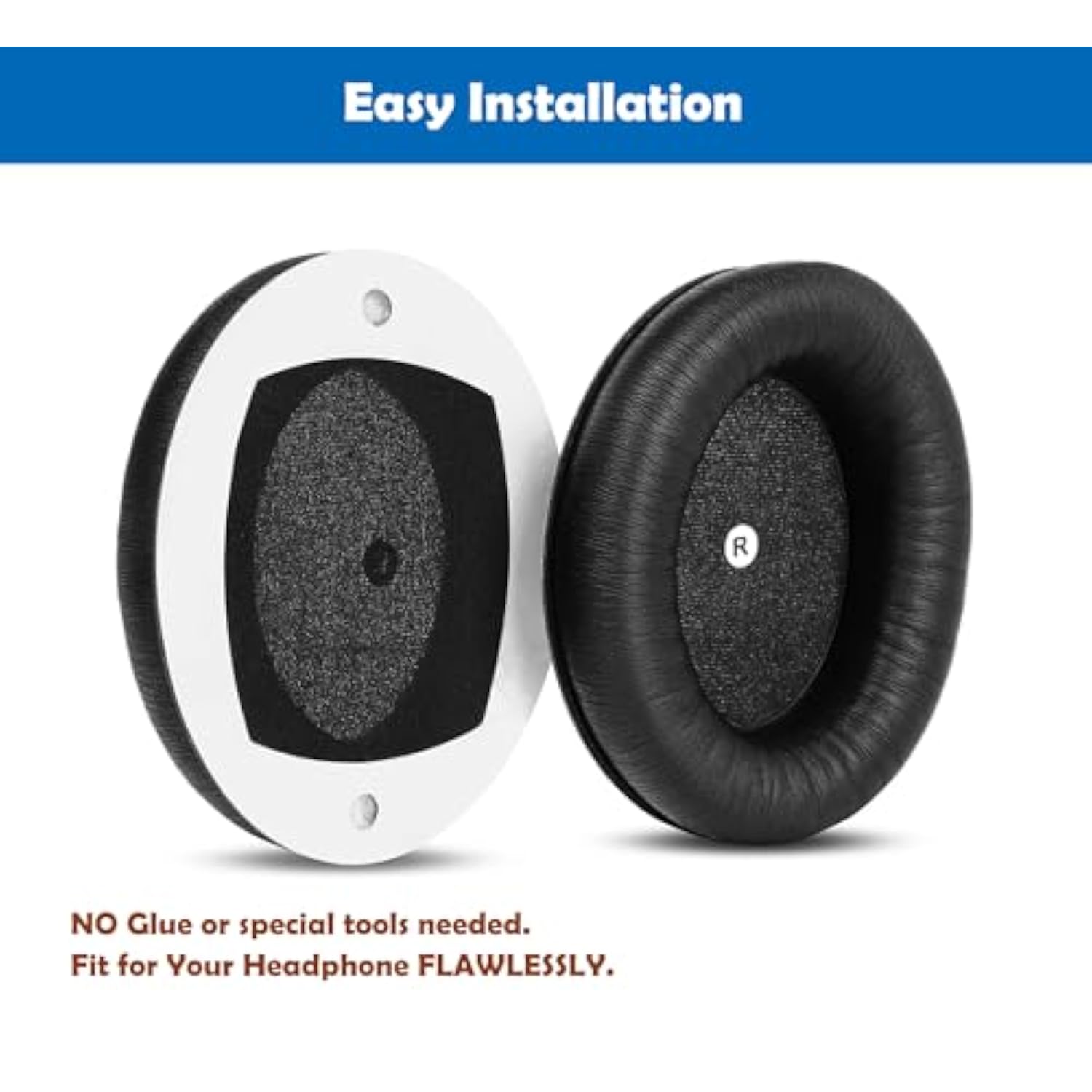 Professional Replacement Earpads Cushion Compatible With Audeze Penrose X/Audeze Mobius/Audeze Penrose/Hyperx Cloud Orbit S Gaming Headsets Ear Pads