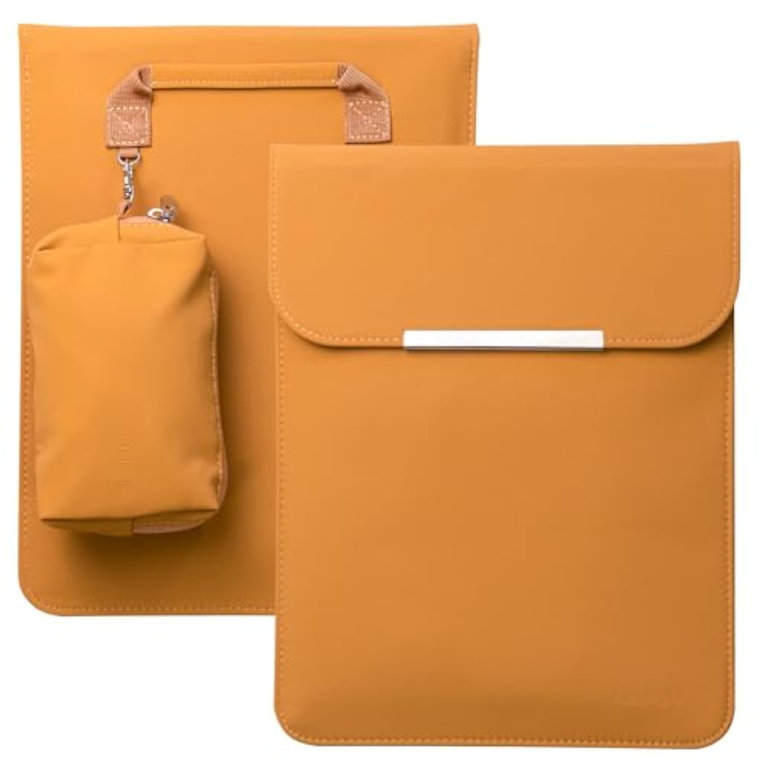 13 Inch Laptop Sleeve Case, Waterproof Pu Fabric Cover Bag For 2020 Macbook Pro Macbook Air, Surface Laptop, New 13.3” Dell Xps, Matebook X Pro, Hp, Asus Lenovo Ultra Slim Notebook