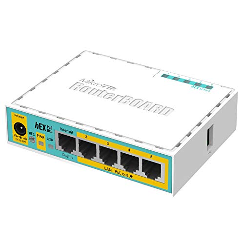 Hex Poe Lite Rb750Upr2 Soho Router Routeros L4 With 5X Ethernet Ports 1X Usb 2.0