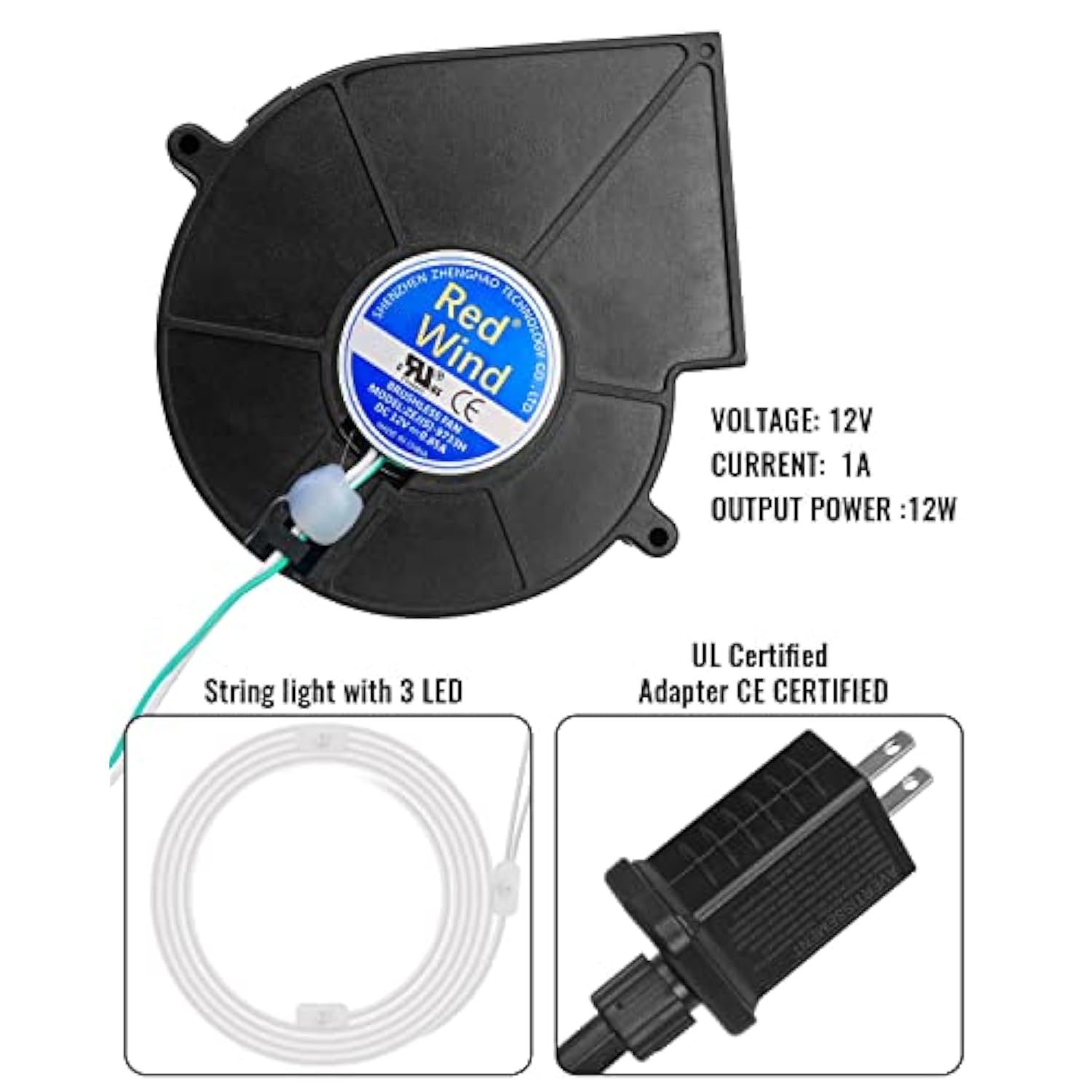 Air Blower For Inflatables Replacement Fan Blower Motor For Garden Yard Christmas Inflatable Decorations, Portable Fan B