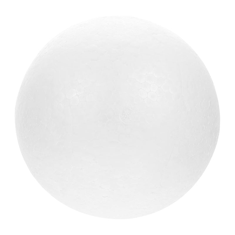 Craft Foam Ball 6 Inch Round, 6 Inch White Smooth Balls For Arts And Crafts Su