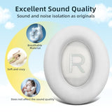 Replacement Ear Cushions For Bose 700 (Nc700) Wireless Headphones With Softer Protein Leather And High-Density Noise-Canceling Foam Ear Cushions (White)