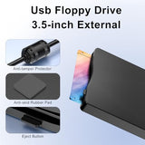 Floppy Disk Reader,External Floppy Drive, 3.5" Usb &Type C Floppy Disk Reader Portable 1.44 Mb Fdd For Pc, Laptop And Desktop Compatible With Windows 2000/Xp/Vista/7/8/10/11
