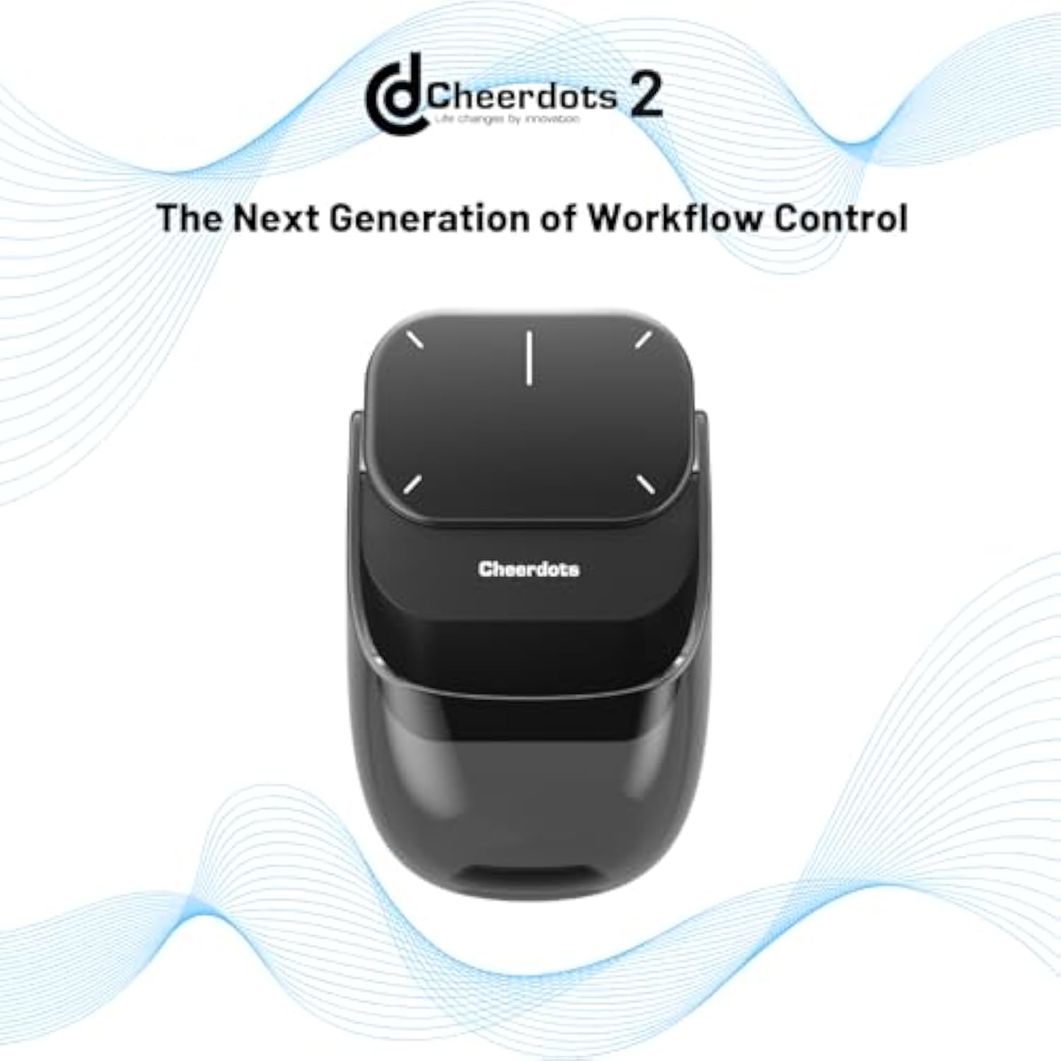 2 Bluetooth Detachable Air Mouse Touchpad Mouse With Voice Recording, Presentation Clicker Wireless Presenter Presentation Remote With Laser Pointer For Mac, Windows (Recording, Black)