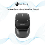 2 Bluetooth Detachable Air Mouse Touchpad Mouse With Voice Recording, Presentation Clicker Wireless Presenter Presentation Remote With Laser Pointer For Mac, Windows (Recording, Black)