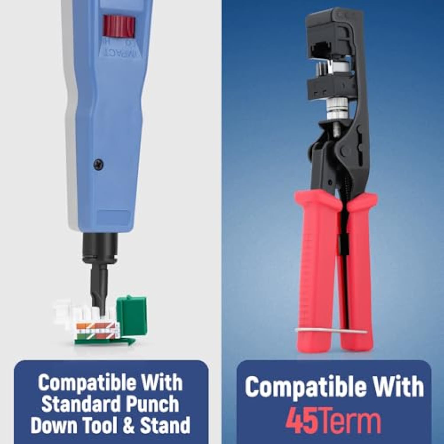 45° Angled Cat6 Keystone Jack In Green - Slim Profile Rj45 Ethernet Connector