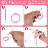 3Pcs Pink Ballerina Birthday Party Banners, Ballet Girls Happy Birthday Decorations Ballet Themed Hanging Banner Decor For Girls Tutu Dance Party Supplies