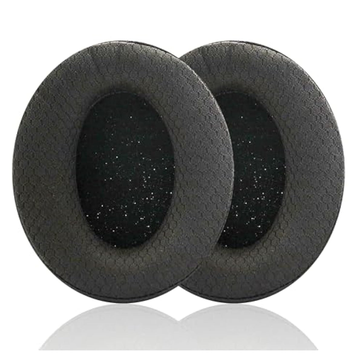 K361 Replacement Ear Pads Compatible With Akg K361/K361Bt/K371/K371Bt Wireless Headphones, Earpads Cushions With Soft Soccer Net Braid And Memory Foam Making (Black/Woven)