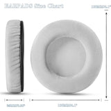 Dt770 Dt990 Replacement Earpads Ear Cushions Compatible With Beyerdynamic Dt770 Pro/Dt880 Pro/Dt990 Pro Headphones Ear Pads Ear Cups Repair Parts (Gray-Velour)