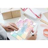 Unicorn Birthday Invitations For Boys Girls, Rainbow Birthday Party Supplies And Decoration, 20 Cards With 20 Envelopes -A04