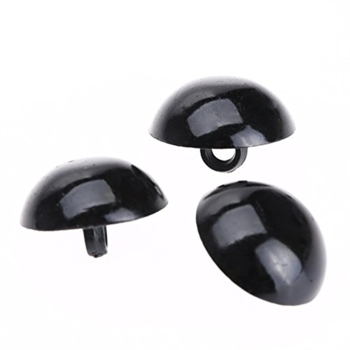 100Pcs Diy Craft Eyes Type Mushroom Domed Round Buttons Sewing Shank F