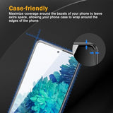 3 Pack Tempered Glass Screen Protector For Samsung Galaxy S20 Fe + 3 Pack Camera Lens Protector, Anti-Fingerprint, 9H Hardness, Scratchresistant, Easy To Install, Case Friendly